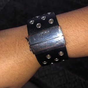Coach leather bracelet